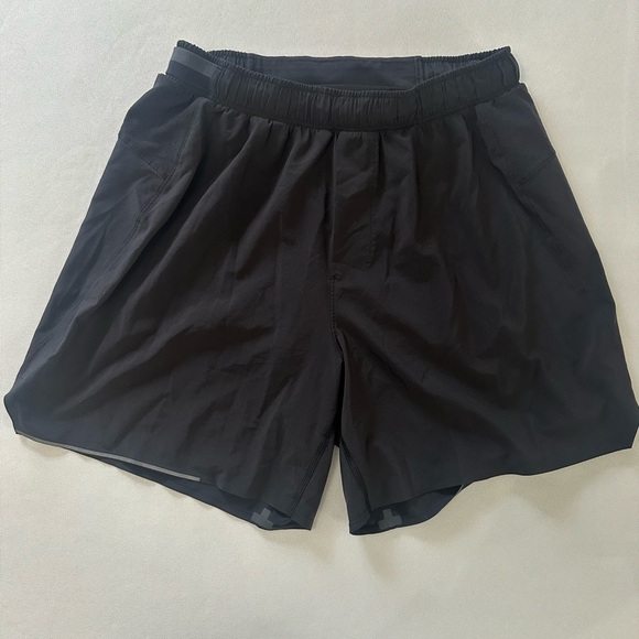 Men's Lululemon Black Athletic Shorts - Size Medium - Picture 1 of 11